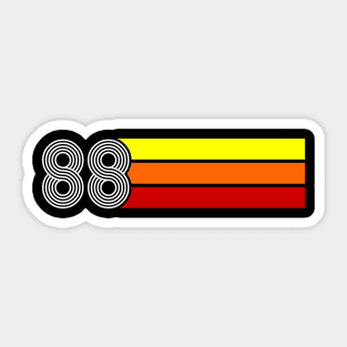 Retro 1988 Styleuniversal Sticker